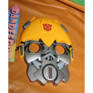 Transformers Bumblebee Plastic Face Mask Hasbro 2008 Holiday Cosplay Halloween